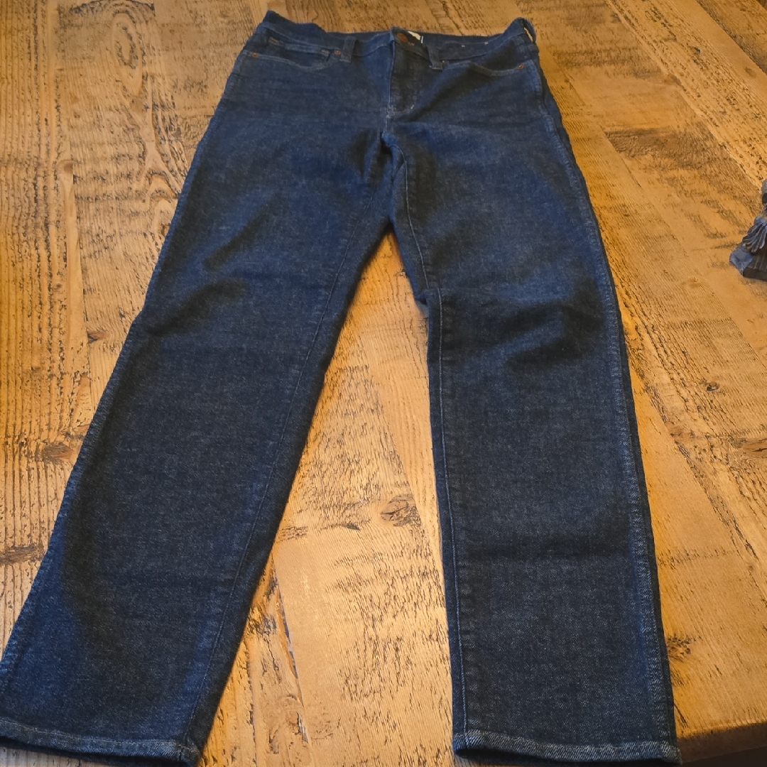 Madewell Women's Dark Indigo Straight Jeans
